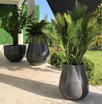 Ash and Diana Fiberstone Planters