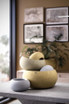 multiple sizes and colors of the fiberstone low bowl pan planter