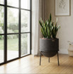 Ziva Fiberstone pot in anthracite
