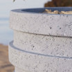 Vesta planter closeup