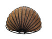 Bottom view of 30inch Wall Basket with Coco Liner