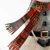 Scarf ofVintage Metal Snowman