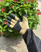 Men's Gauntlet Gardening Gloves palm and sleeve