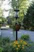 Residential Lamppost Hayrack planted