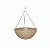 Hanging Bowl 20" in Taupe color - modified shorter chain