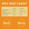 Why use seed cakes to feed wild birds