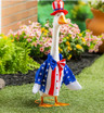 Porch Goose dressed in our Patriotic outfit