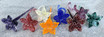 Handblown Glass Flowers in multiple colors