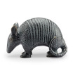 Side view of Armadillo aluminum garden statue