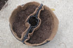Lamppost Planter with liner and soil