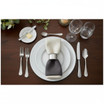 Hammered Cuff Napkin ring place setting