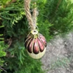 Top of Miniature Acorn blown glass ornament