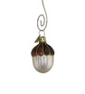 Miniature Acorn blown glass ornament