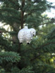 Sheep Blown Glass Ornament
