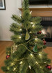 Lemon Wedge Ornament on decorated tree