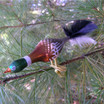 Mallard Duck Blown Glass Ornament