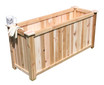 Rectangular Cedar Trough Planter