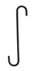 8" S Hook with 1" opening
