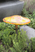 Blown Glass Mushroom Stake