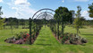 St Albans Steel Pergola by Classic Garden Elements