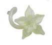 Curley Stem Glass Flower - Light Yellow