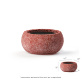 Pan Fiberstone Planter Large shown in red