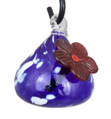 Humdinger Hummingbird Feeder in blue and white