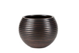 Sevda Sphere planter in Dark Antique