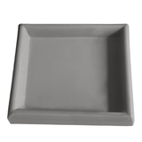 Square Plastic Saucer Grey Color