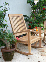 Del Amo Teak Rocking Armchair