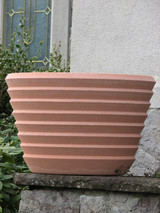 Johnson Wax Vase in Terracotta