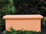 Chelsea Trough Cast Sandstone Planter in Terracotta