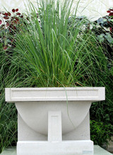 Frank Lloyd Wright Studio Vase in limestone
