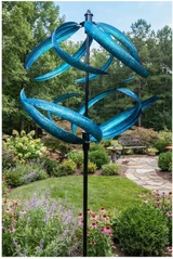 70in tall Sphere Kinetic Wind Sculpture