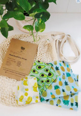 Plant based wax food wraps - pack of 3