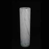 white cylinder vase