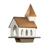 Chapel Bird Feeder Side copper roof
