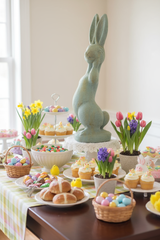 Silly Bunny Easter display for buffet table