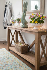 Silly Bunny Easter Display entryway