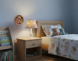 Angel plaque mounted in child's bedroom