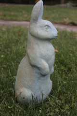 English Hare Up statue side