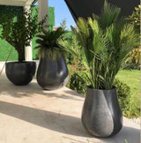 Ash and Diana Fiberstone Planters