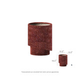 Detail for small Damu fiberstone planter