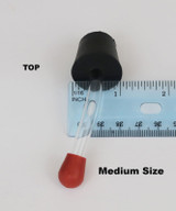 HBF-4 Stopper with ruler measurement of top of stopper