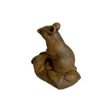 Standing Mouse Statue back side view