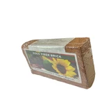 Side view of coco fiber brick