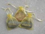 Gold Organza Gift Bags