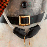 Belt and mittens of Vintage Metal Snowman