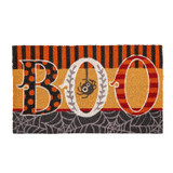 Polka Dots & Stripes Boo Coir Mat