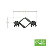 Bracket for round squirrel bracket